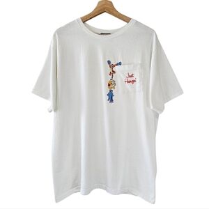 Winnie The Pooh Disney Jerry Leigh White Just Hangin' Tshirt